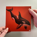 Kunstdruck Orca